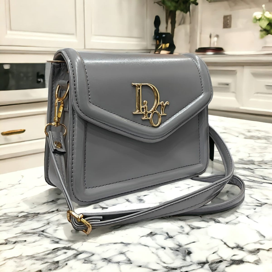 Elegant Nude Pink Mini Crossbody Bag for Women | Premium PU Leather Shoulder Bag