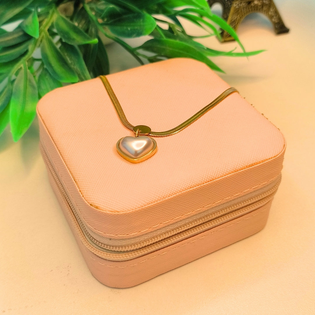 Pyari Jewellery Gold Heart Pendant Necklace | Elegant Artificial Jewelry for Women